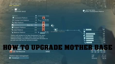 metal gear solid 5 mother base upgrade